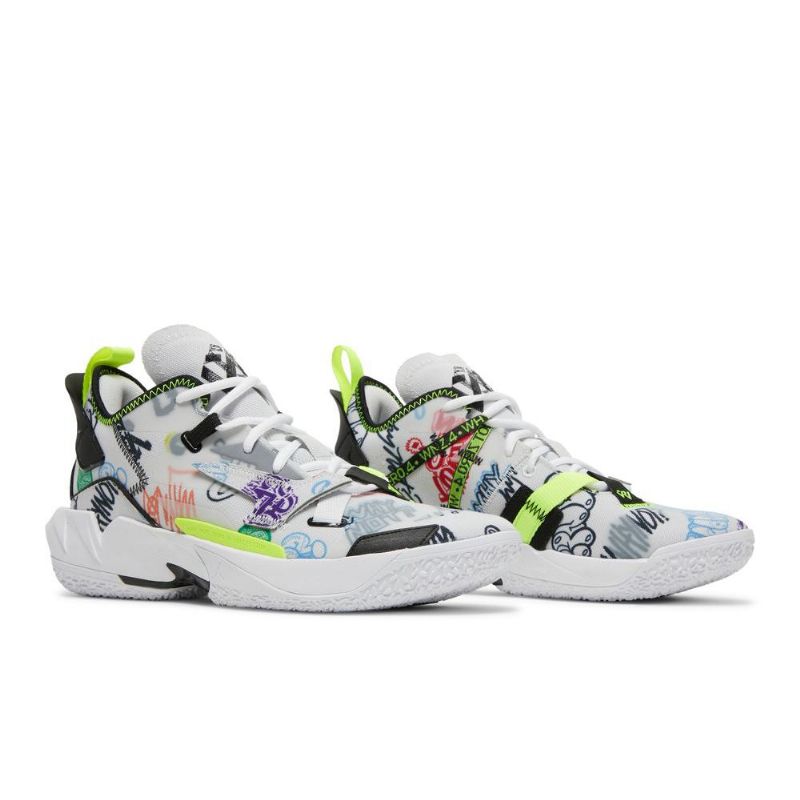 Air Jordan Why Not Zer0.4 Valkoiset Moniväriset Miesten Kengät