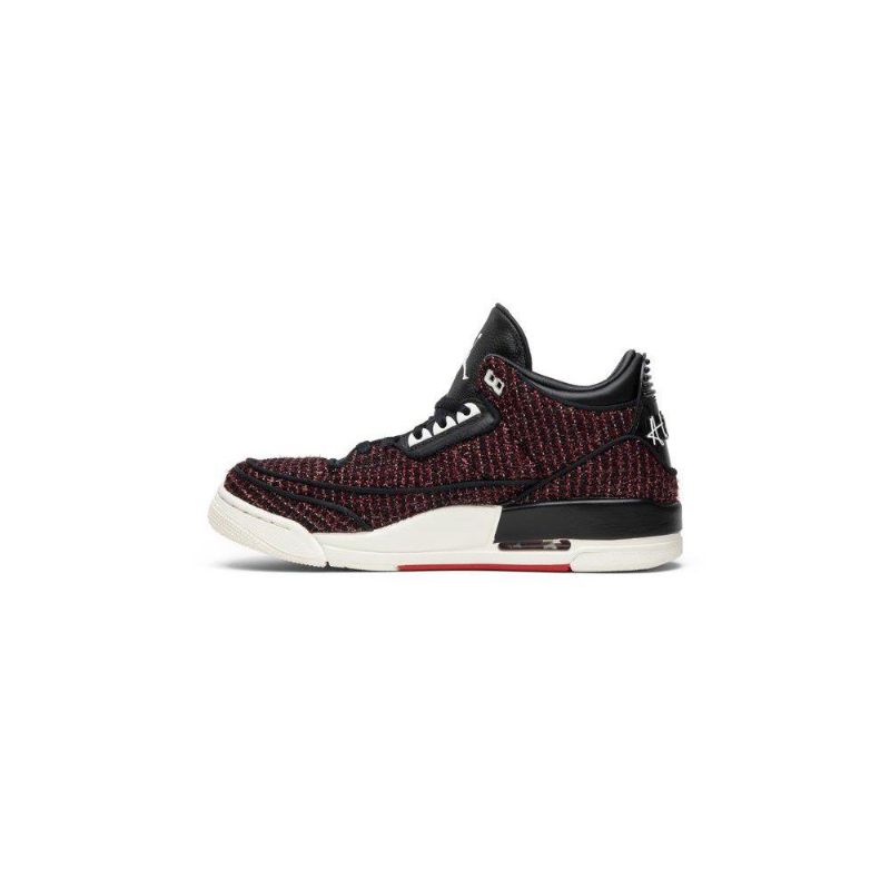 Air Jordan 3 Anna Wintour Retro Bordeaux Mustat Naisten Kengät