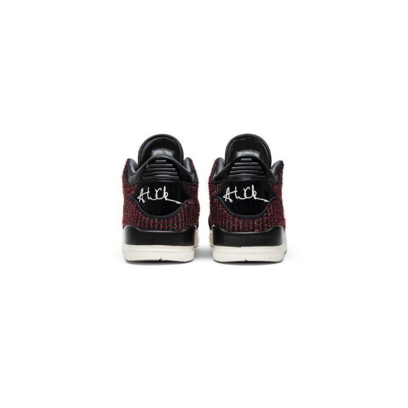 Air Jordan 3 Anna Wintour Retro Bordeaux Mustat Naisten Kengät