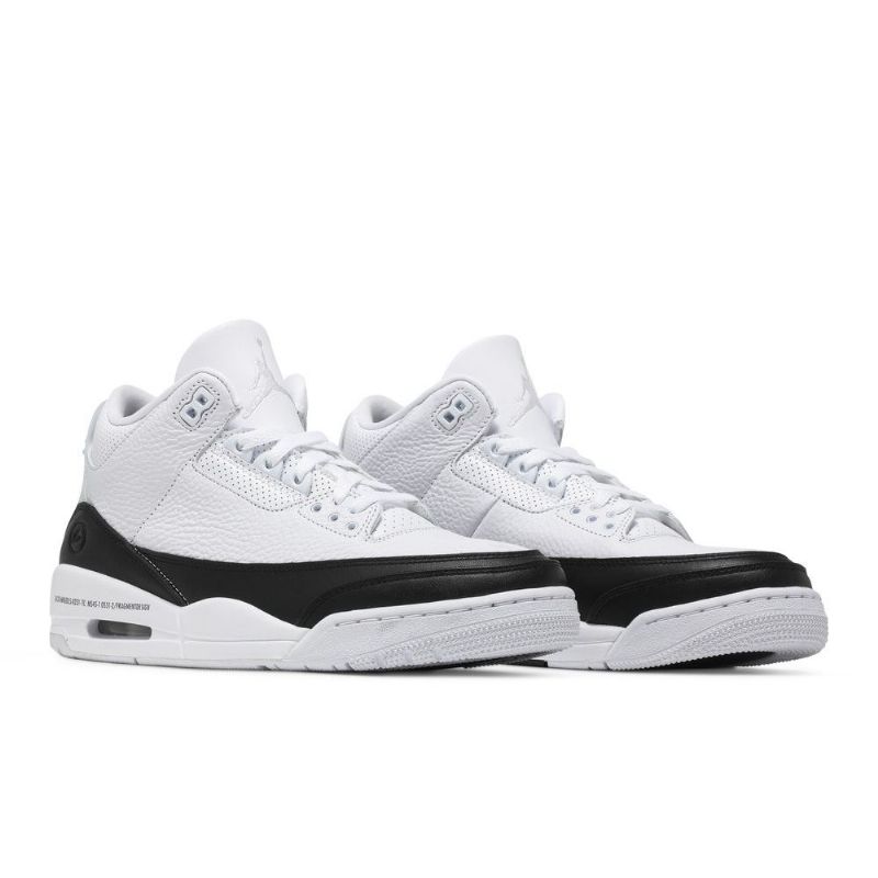Air Jordan 3 Fragment Design Retro Sp Valkoiset Mustat Miesten Kengät