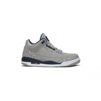 Air Jordan 3 Pe Harmaa Tummansininen Miesten Kengät