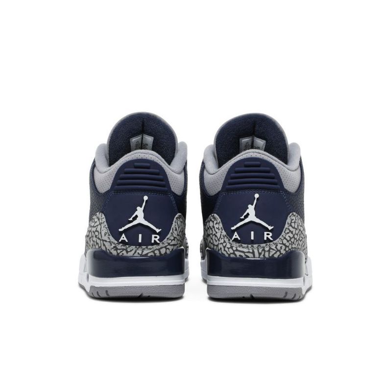 Air Jordan 3 Retro Laivastonsininen Harmaavalkoinen Miesten Kengät