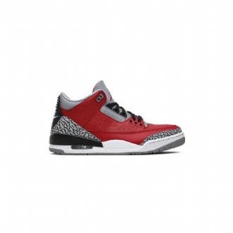Air Jordan 3 Retro Se Punainen Harmaa Musta Miesten Kengät