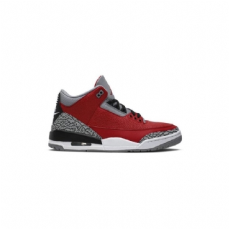 Air Jordan 3 Retro Se Punainen Harmaa Musta Miesten Kengät