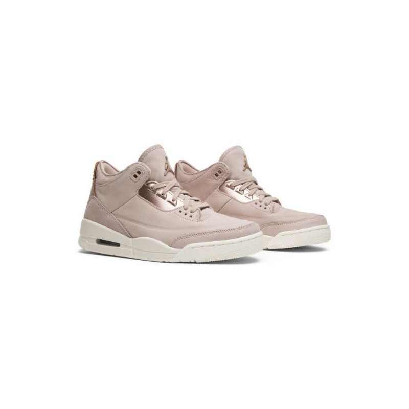 Air Jordan 3 Se Beigen Kultaiset Naisten Kengät