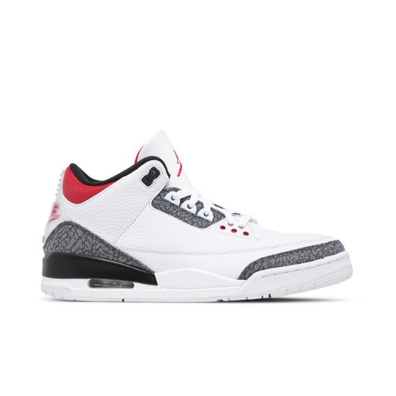 Air Jordan 3 Se-t Valkoiset Punaiset Mustat Miesten Kengät