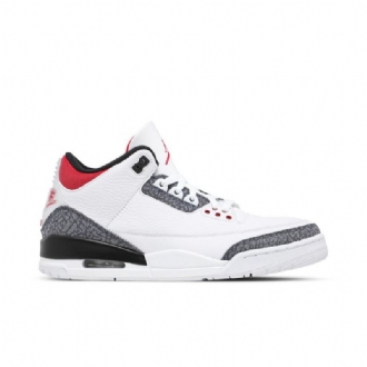Air Jordan 3 Se-t Valkoiset Punaiset Mustat Miesten Kengät