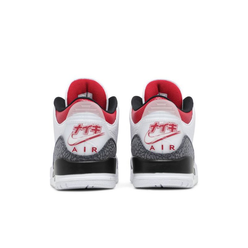 Air Jordan 3 Se-t Valkoiset Punaiset Mustat Miesten Kengät