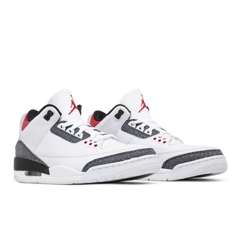 Air Jordan 3 Se-t Valkoiset Punaiset Mustat Miesten Kengät